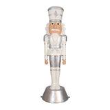 9 FT White & Silver Nutcracker