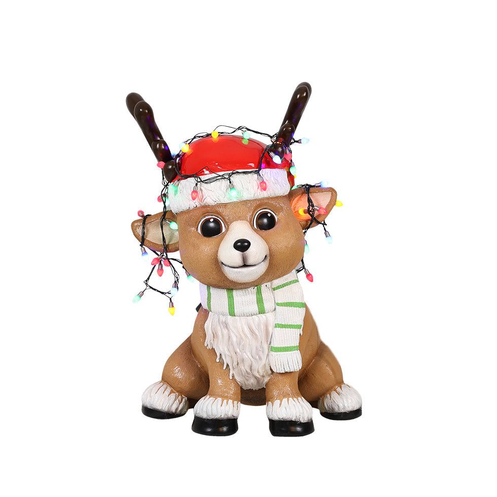 2 FT Baby Deer With Lights