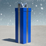 4.5 FT Blue & Silver Gift Box