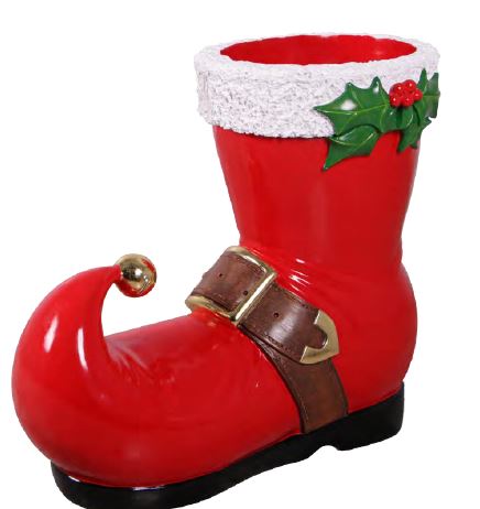 2.5 FT Red & White Christmas Boot