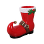 2.5 FT Red & White Christmas Boot