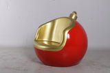 3 FT Red Gold Christmas Ball Seat