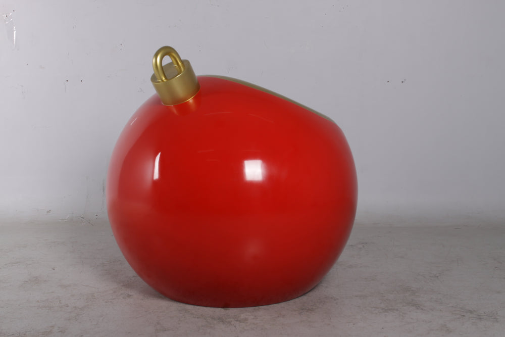 3 FT Red Gold Christmas Ball Seat