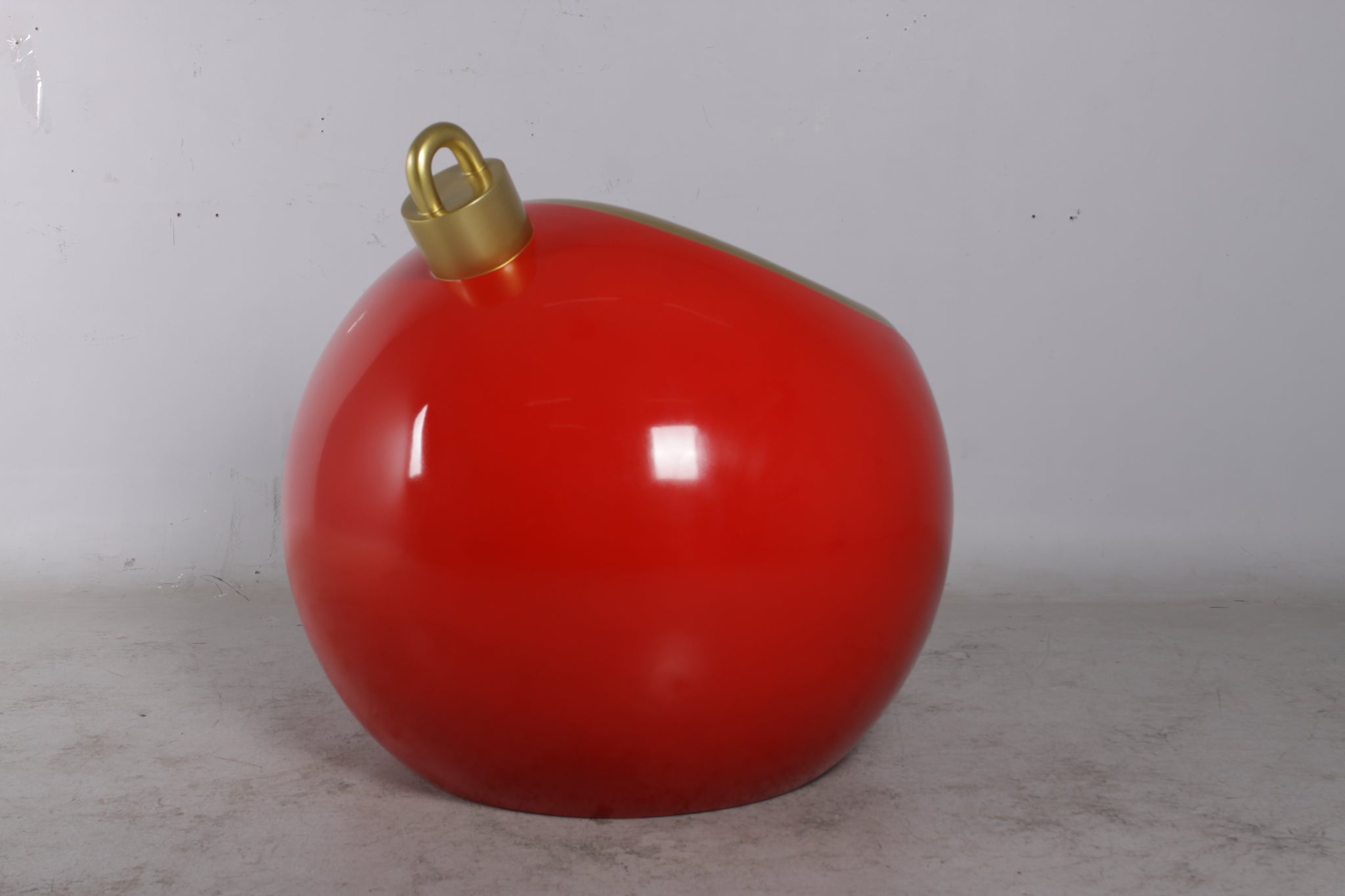 3 FT Red Gold Christmas Ball Seat