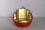 3 FT Red Gold Christmas Ball Seat