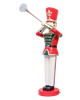9 FT Red, White & Green Toy Soldier With Trumpet