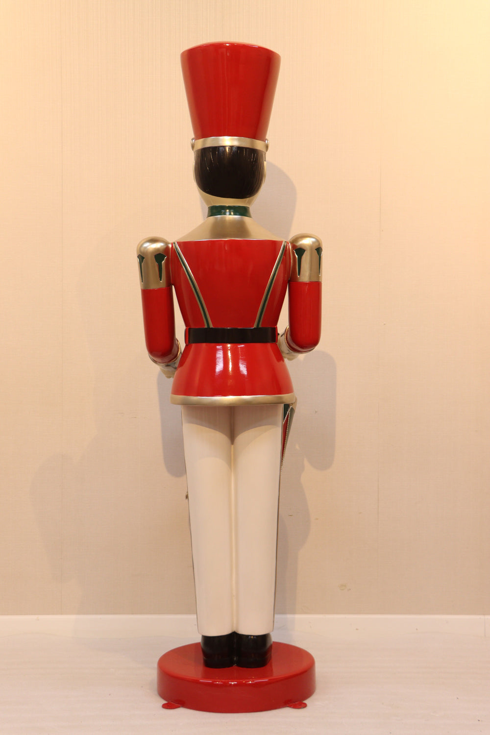 6 FT Red, Green & Gold Toy Soldier With Drum