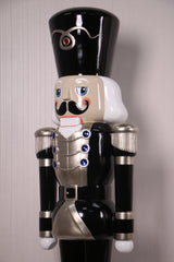 6 FT Black & Gold Nutcracker