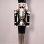 6 FT Black & Gold Nutcracker