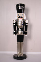6 FT Black & Gold Nutcracker