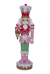 18" Gingerbread Candy Lollipop Nutcracker