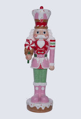 18" Gingerbread Candy Lollipop Nutcracker