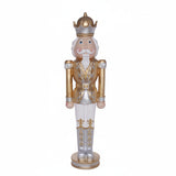 3 FT Gold & Silver King Nutcracker