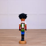 3 FT Red, Green & Blue Multi LED Nutcracker With Sword
