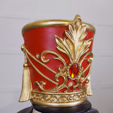 6 FT Red & Gold Nutcracker With Music & Multi LED Lights