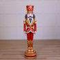 6 FT Red & Gold Nutcracker With Music & Multi LED Lights