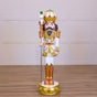 6 FT White & Gold King Nutcracker With Music & Warm White LED Lights