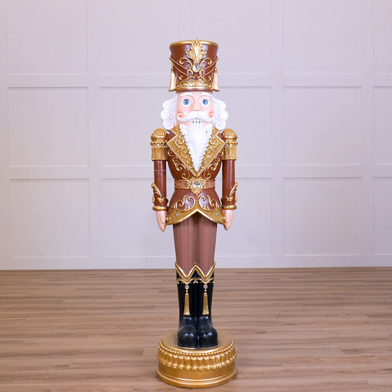 6 FT Brown & Tan Nutcracker