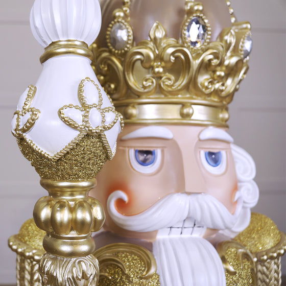 6 FT Gold & Tan Nutcracker