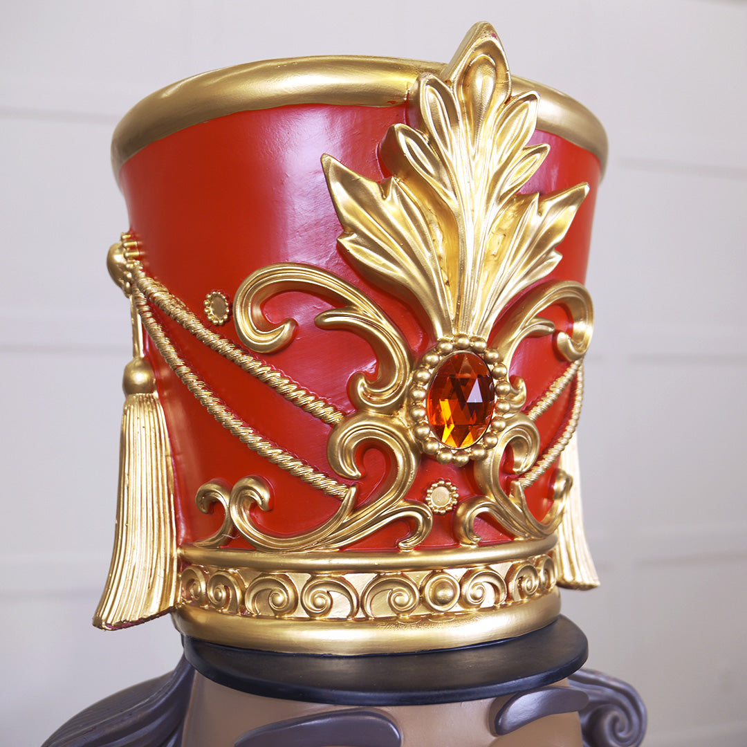 6 FT African American Red Nutcracker