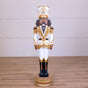 6 FT African American White & Gold Nutcracker