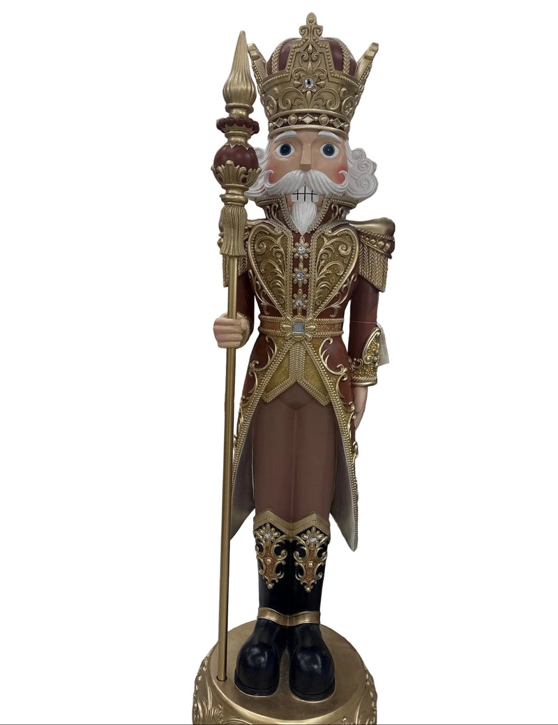 8 FT Brown & Tan Nutcracker