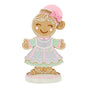27" LED Pastel Gingerbread Girl Battery Operated