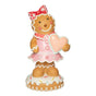 5 FT LED Pink Gingerbread Girl Battery Operated