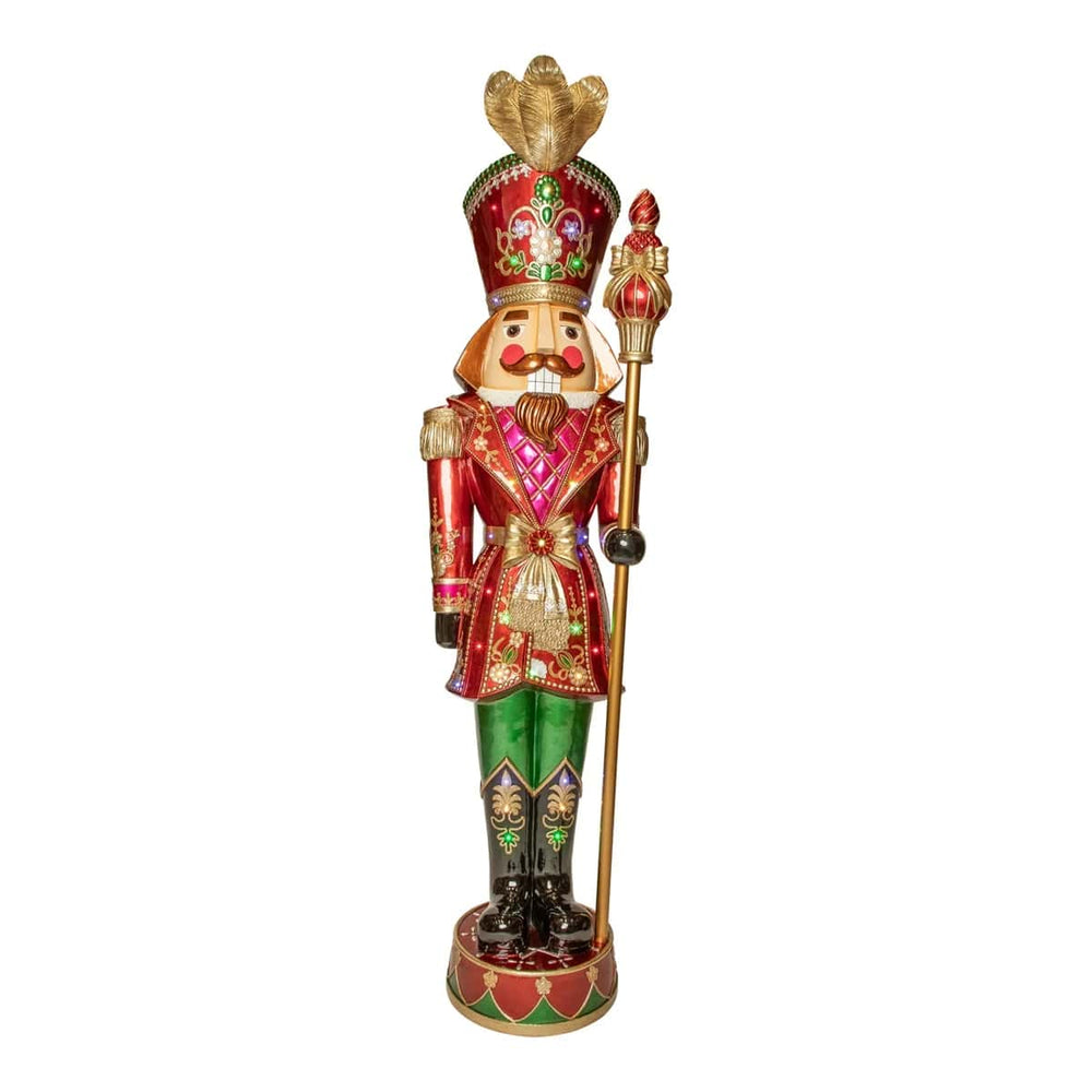 8 FT Traditional Multi LED Nutcracker