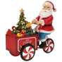 17" LED Santa Riding Tricycle Battery Operated