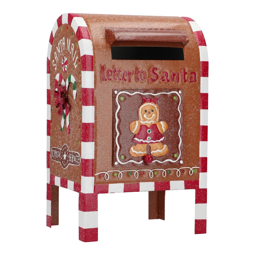 13" Gingerbread Candy Mailbox