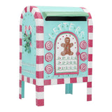 Buzón de Dulces de Jengibre Rosa y Azul de 13.5"