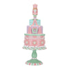 Pastel Cascanueces Rosa y Menta de 16"