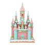 16.5" Pink & Blue LED Gingerbread Candy Castle Battery Operated