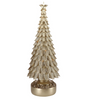 Árbol de Navidad LED dorado de 31" a pilas