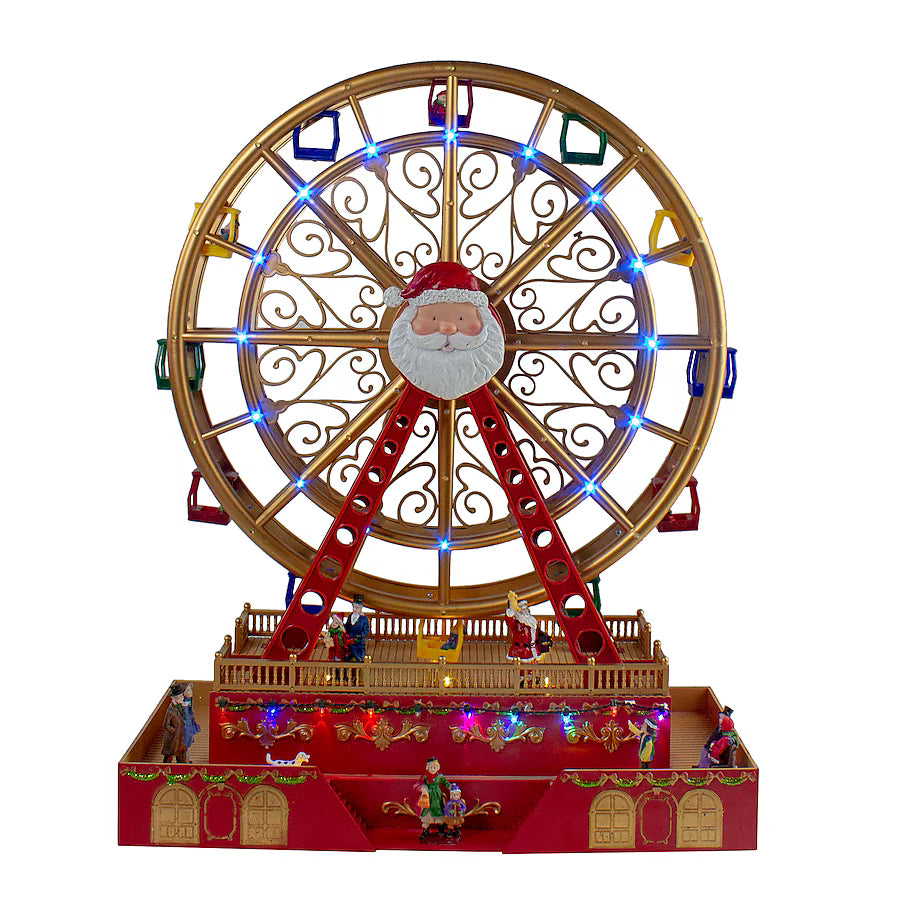15" X 7 "X 19" LED Ferris Wheel With Music