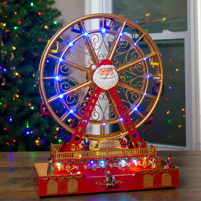 15" X 7 "X 19" LED Ferris Wheel With Music