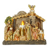 13" LED Animated Nativity Scene