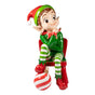 4 FT Lighted Sitting Elf On Chair Battery Operated