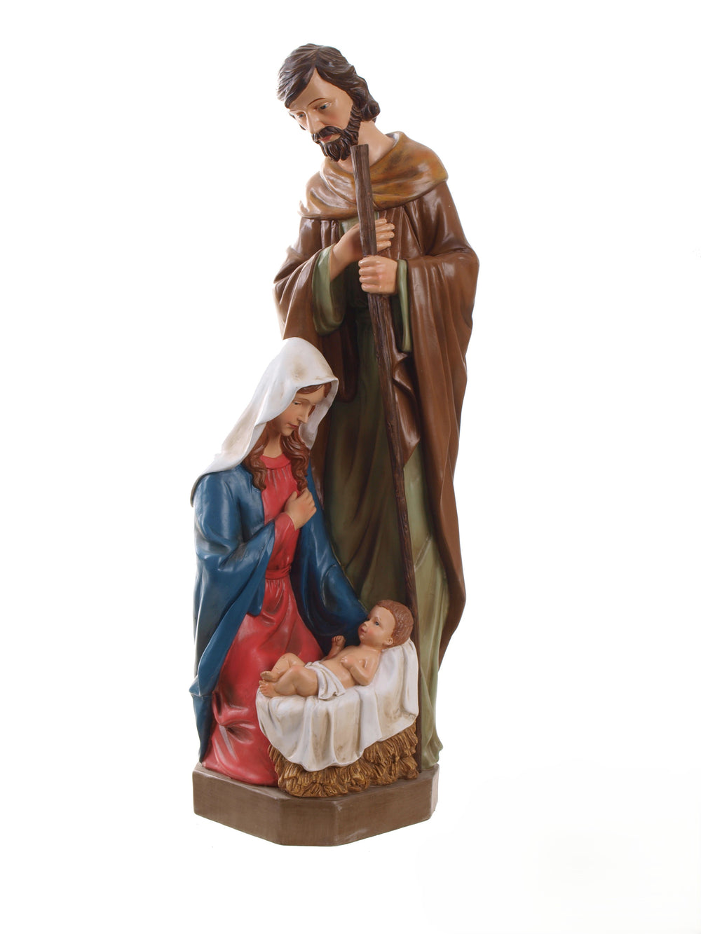 2 FT Holy Family Nativity On Base