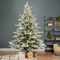Grandis Fir Snowy Tree - Micro luces LED preiluminadas de color blanco cálido