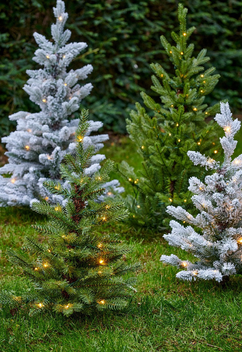 Allison Pottable Snowy Tree Micro LED blanco cálido