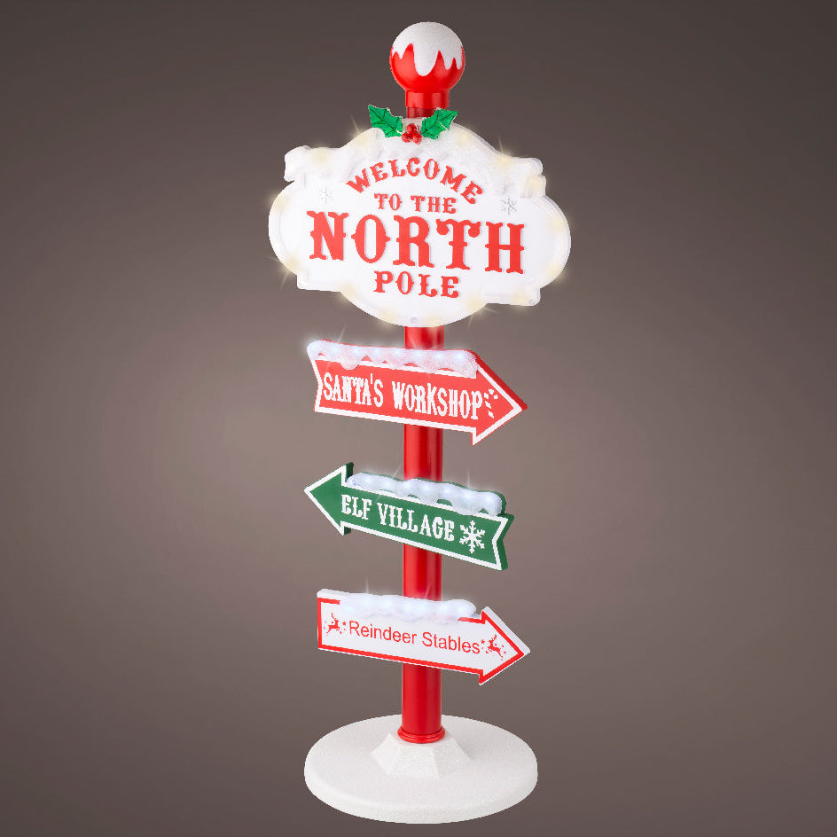 3 FT LED North Pole Sign