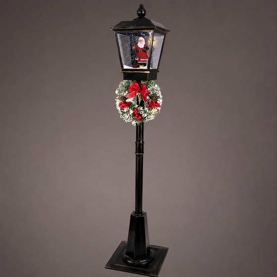 6 FT LED Black Lamp Post Lantern