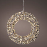 1.3 FT 400 Micro LED Warm White Gold Wreath