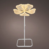 Flor LED de 5 pies de color blanco cálido