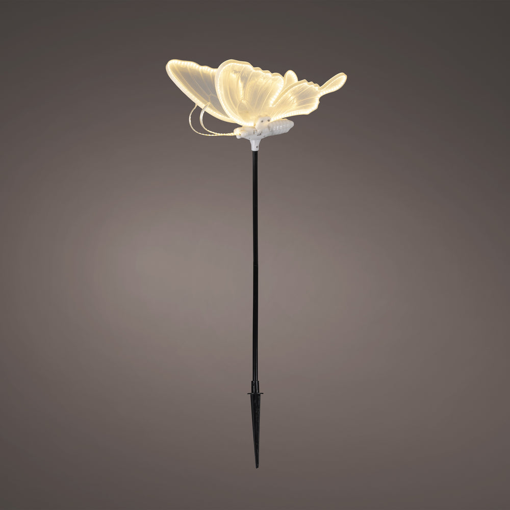 8" Warm White LED Butterfly With Motion