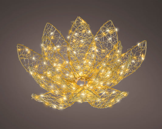 11" 150 LED Micro Warm White & Classic Warm Lotus Flower