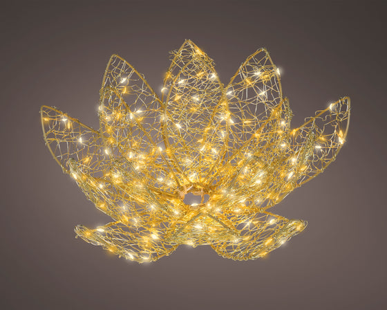 11" 150 LED Micro Warm White & Classic Warm Lotus Flower