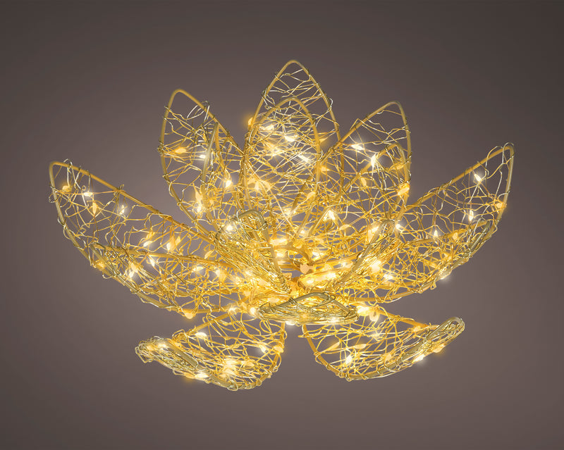 15" 200LED Micro Warm White & Classic Warm Lotus Flower